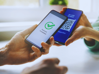 Scanning a QR code from a mobile device